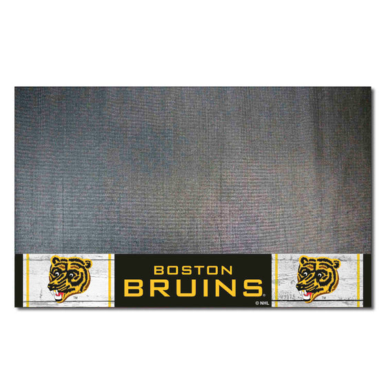 Retro NHL Boston Bruins Vinyl Grill Mat - 26in. x 42in.