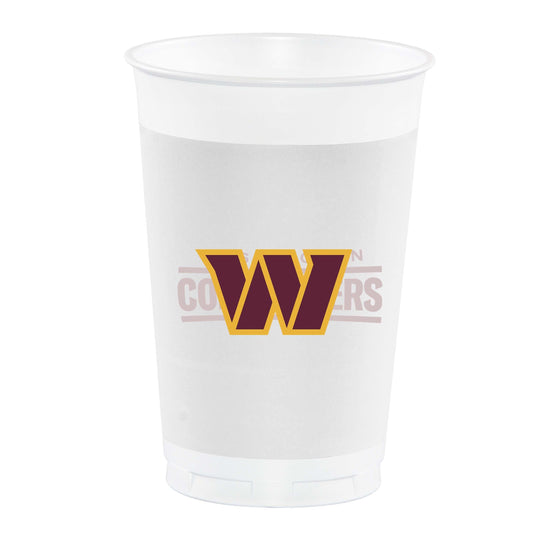 Washington Commanders Plastic Cup, 20oz (8/Pkg) - 757 Sports Collectibles