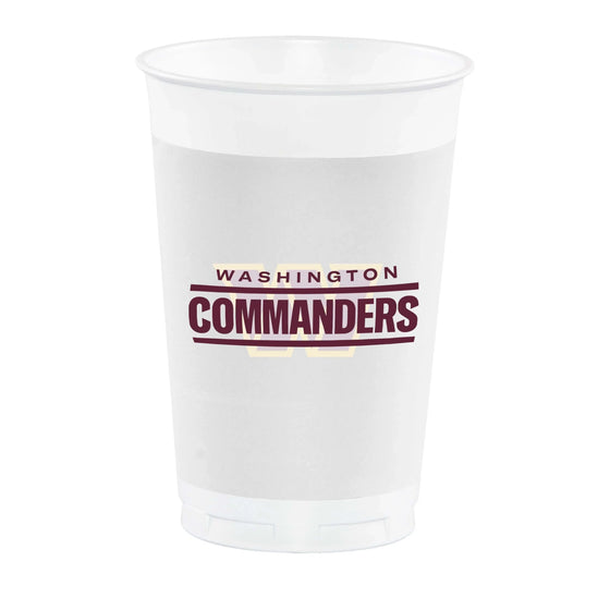 Washington Commanders Plastic Cup, 20oz (8/Pkg) - 757 Sports Collectibles