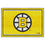 Retro NHL Boston Bruins 5ft. x 8 ft. Plush Area Rug