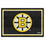 Retro NHL Boston Bruins 5ft. x 8 ft. Plush Area Rug