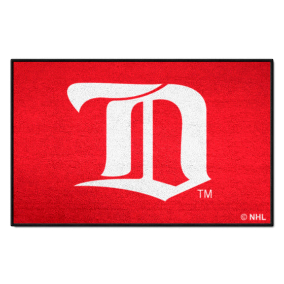 NHLRETRO Detroit Red Wings Starter Mat Accent Rug - 19in. x 30in.