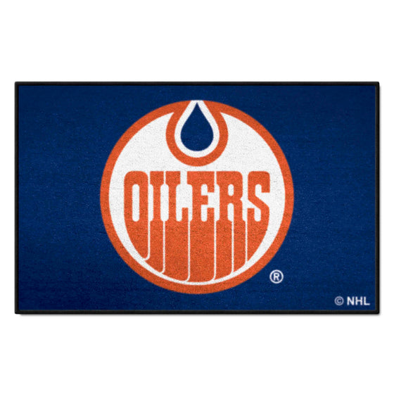 NHLRETRO Edmonton Oilers Starter Mat Accent Rug - 19in. x 30in.