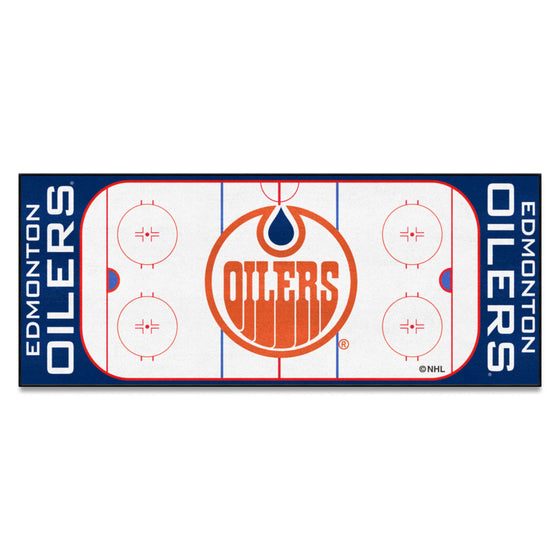 NHLRETRO Edmonton Oilers Rink Runner - 30in. x 72in.