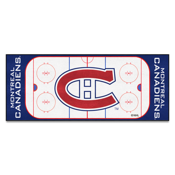 NHLRETRO Montreal Canadiens Rink Runner - 30in. x 72in.