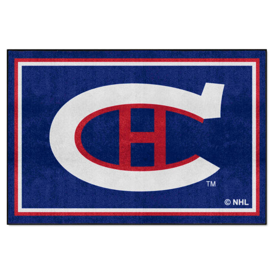 NHLRETRO Montreal Canadiens 5ft. x 8 ft. Plush Area Rug