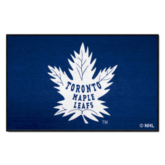 NHLRETRO Toronto Maple Leafs Starter Mat Accent Rug - 19in. x 30in.