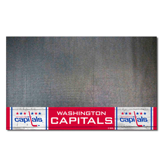 NHLRETRO Washington Capitals Vinyl Grill Mat - 26in. x 42in.