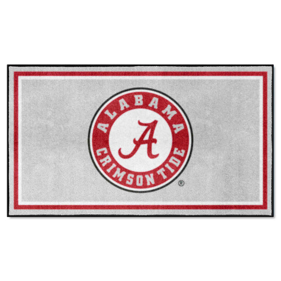 Alabama Crimson Tide 3ft. x 5ft. Plush Area Rug, Round Logo