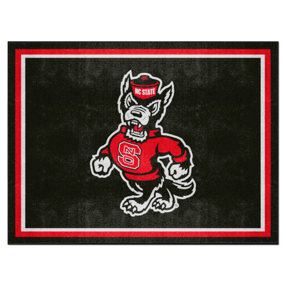 NC State Wolfpack 8ft. x 10 ft. Plush Area Rug