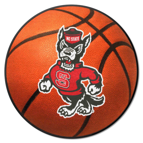 NC State Wolfpack Basketball Rug - 27in. Diameter