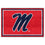 Ole Miss Rebels 5ft. x 8 ft. Plush Area Rug