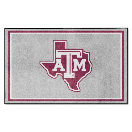 Texas A&M Aggies 4ft. x 6ft. Plush Area Rug, Gary