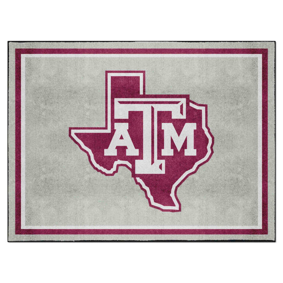 Texas A&M Aggies 8ft. x 10 ft. Plush Area Rug, Gary