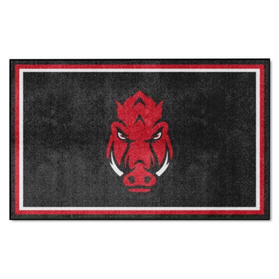 Arkansas Razorbacks 4ft. x 6ft. Plush Area Rug