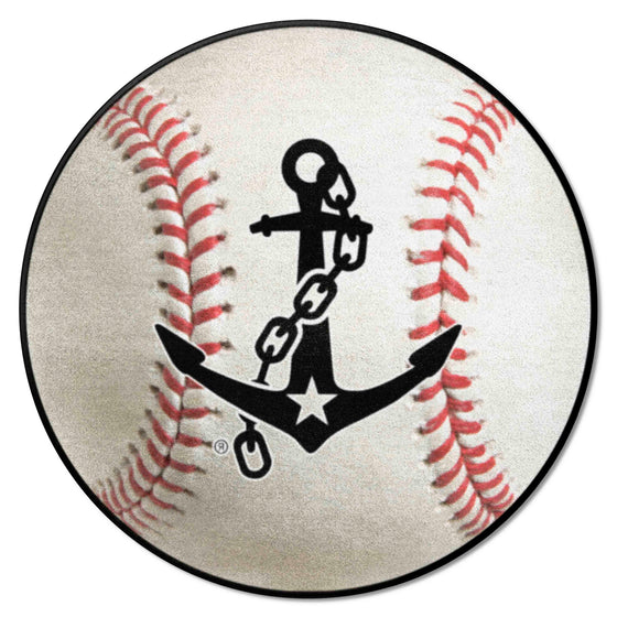 Vanderbilt Commodores Baseball Rug, Anchor Logo - 27in. Diameter