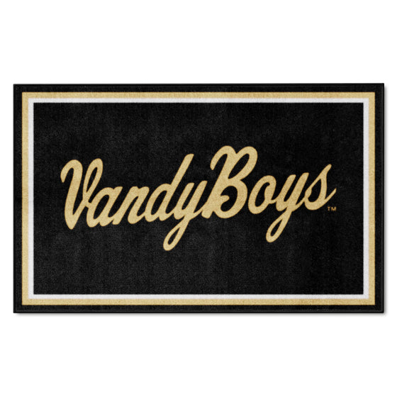 Vanderbilt Commodores 4ft. x 6ft. Plush Area Rug, Vandy Boys