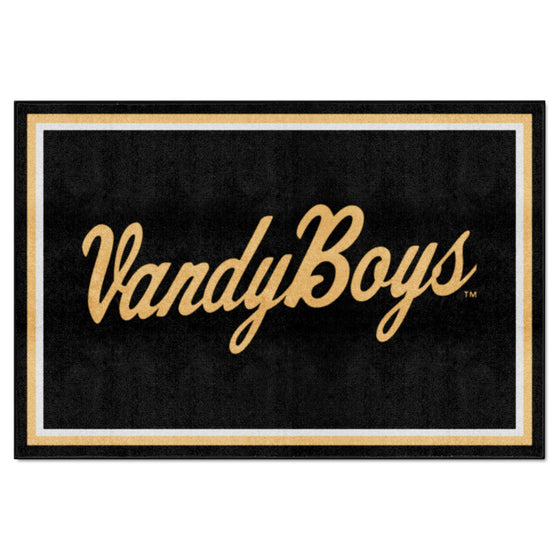 Vanderbilt Commodores 5ft. x 8 ft. Plush Area Rug, Vandy Boys