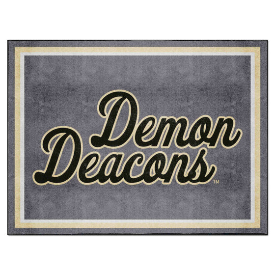 Wake Forest Demon Deacons 8ft. x 10 ft. Plush Area Rug, Script Wordmark