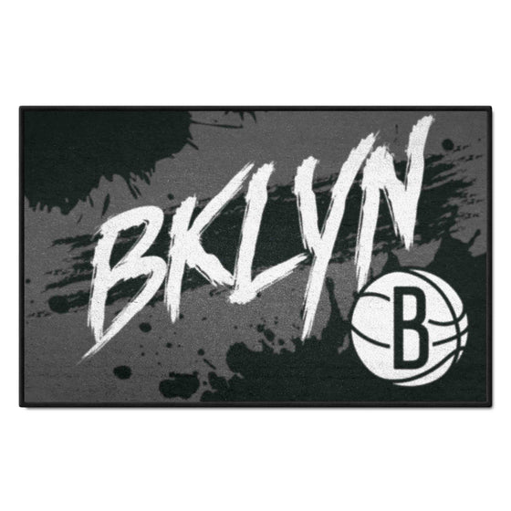 Brooklyn Nets Slogan Starter Mat Accent Rug - 19in. x 30in.