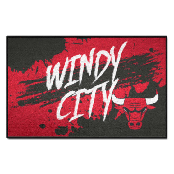 Chicago Bulls Slogan Starter Mat Accent Rug - 19in. x 30in.