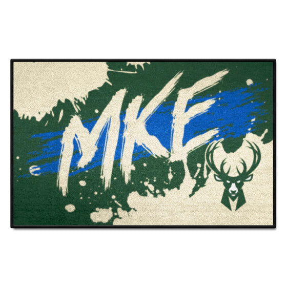 Milwaukee Bucks Slogan Starter Mat Accent Rug - 19in. x 30in.