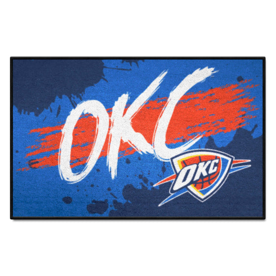 Oklahoma City Thunder Slogan Starter Mat Accent Rug - 19in. x 30in.