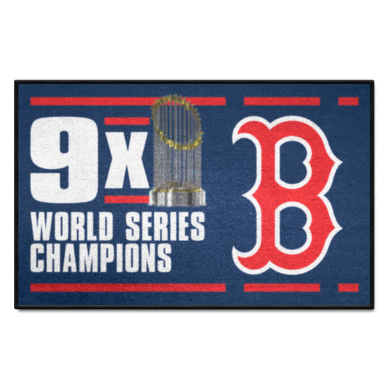 Boston Red Sox Dynasty Starter Mat Accent Rug - 19in. x 30in.