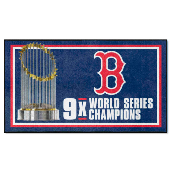 Boston Red Sox Dynasty 3ft. x 5ft. Plush Area Rug