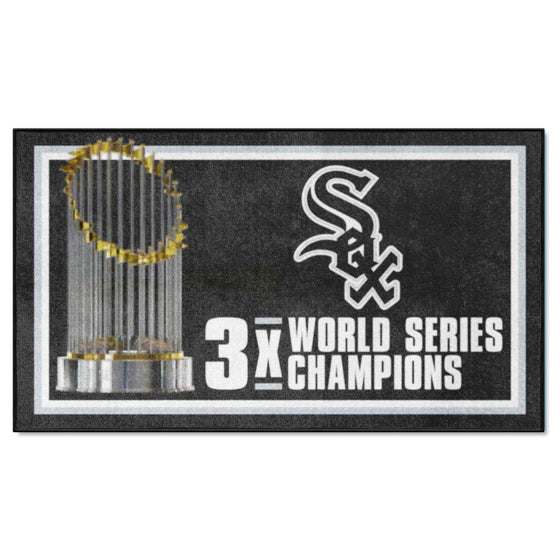 Chicago White Sox Dynasty 3ft. x 5ft. Plush Area Rug