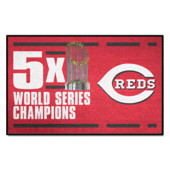 Cincinnati Reds Dynasty Starter Mat Accent Rug - 19in. x 30in.