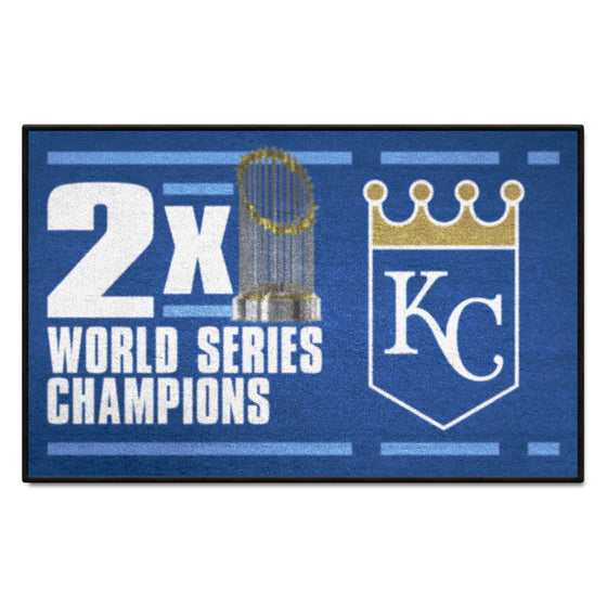 Kansas City Royals Dynasty Starter Mat Accent Rug - 19in. x 30in.