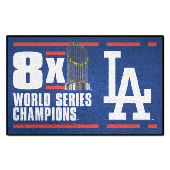 Los Angeles Dodgers Dynasty Starter Mat Accent Rug - 19in. x 30in.