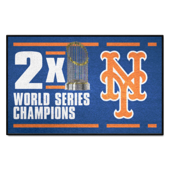 New York Mets Dynasty Starter Mat Accent Rug - 19in. x 30in.