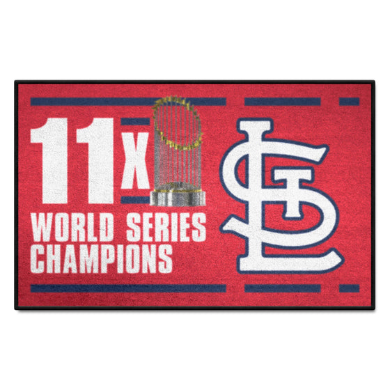 St. Louis Cardinals Dynasty Starter Mat Accent Rug - 19in. x 30in.