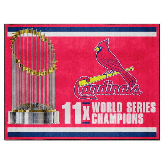 St. Louis Cardinals Dynasty 8ft. x 10 ft. Plush Area Rug