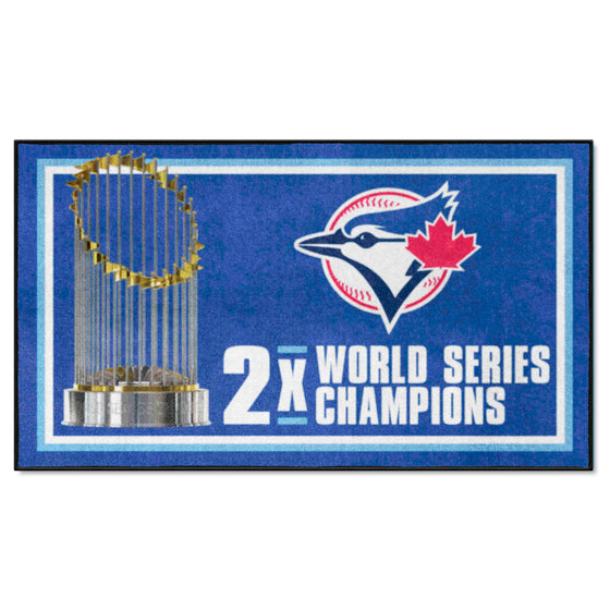 Toronto Blue Jays Dynasty 3ft. x 5ft. Plush Area Rug