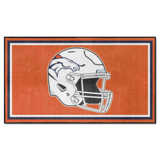 Denver Broncos 3ft. x 5ft. Plush Area Rug