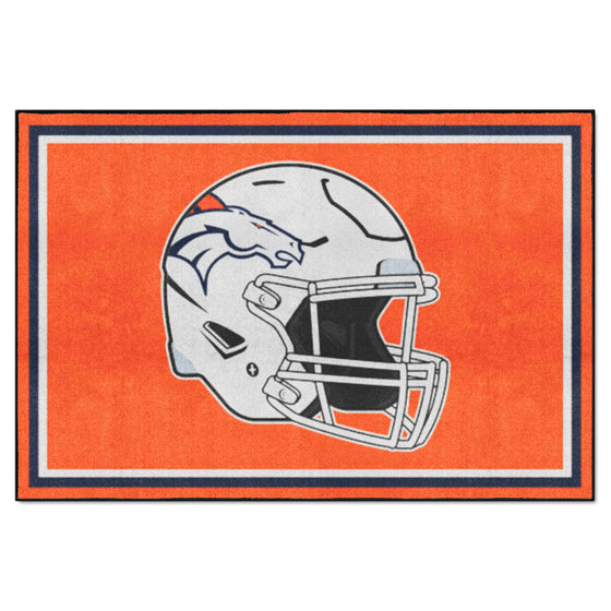 Denver Broncos 5ft. x 8 ft. Plush Area Rug