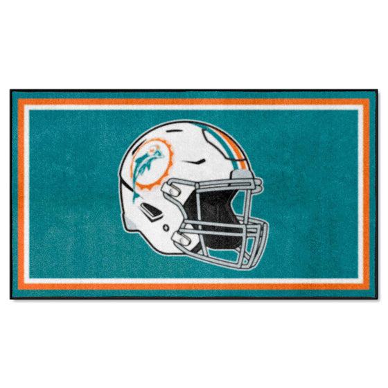 Miami Dolphins 3ft. x 5ft. Plush Area Rug