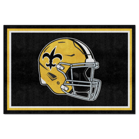 New Orleans Saints 5ft. x 8 ft. Plush Area Rug