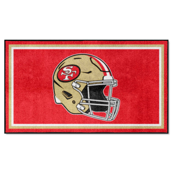 San Francisco 49ers 3ft. x 5ft. Plush Area Rug