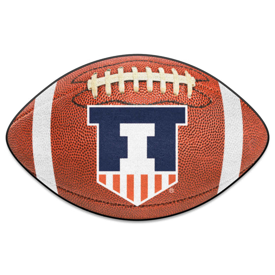 Illinois Illini Football Rug - 20.5in. x 32.5in.