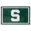 Michigan State Spartans 4ft. x 6ft. Plush Area Rug