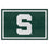 Michigan State Spartans 5ft. x 8 ft. Plush Area Rug