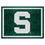 Michigan State Spartans 8ft. x 10 ft. Plush Area Rug