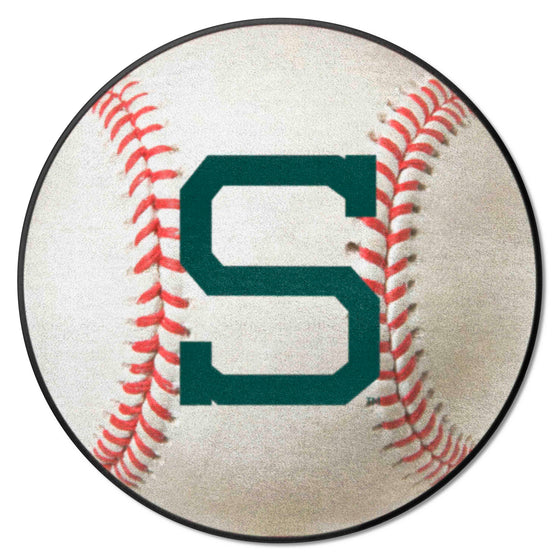 Michigan State Spartans Baseball Rug - 27in. Diameter