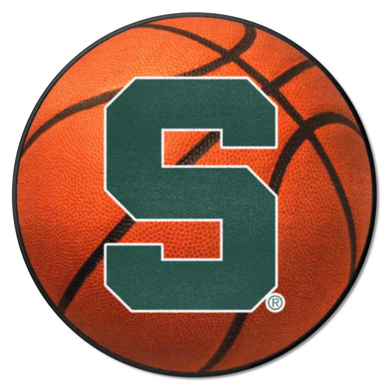 Michigan State Spartans Basketball Rug - 27in. Diameter