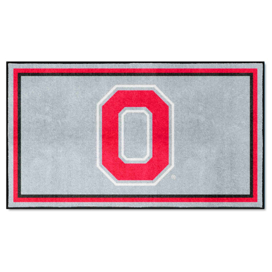 Ohio State Buckeyes 3ft. x 5ft. Plush Area Rug