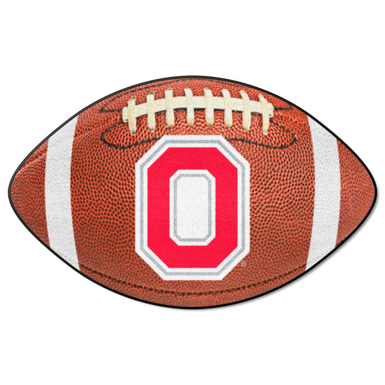 Ohio State Buckeyes Football Rug - 20.5in. x 32.5in.